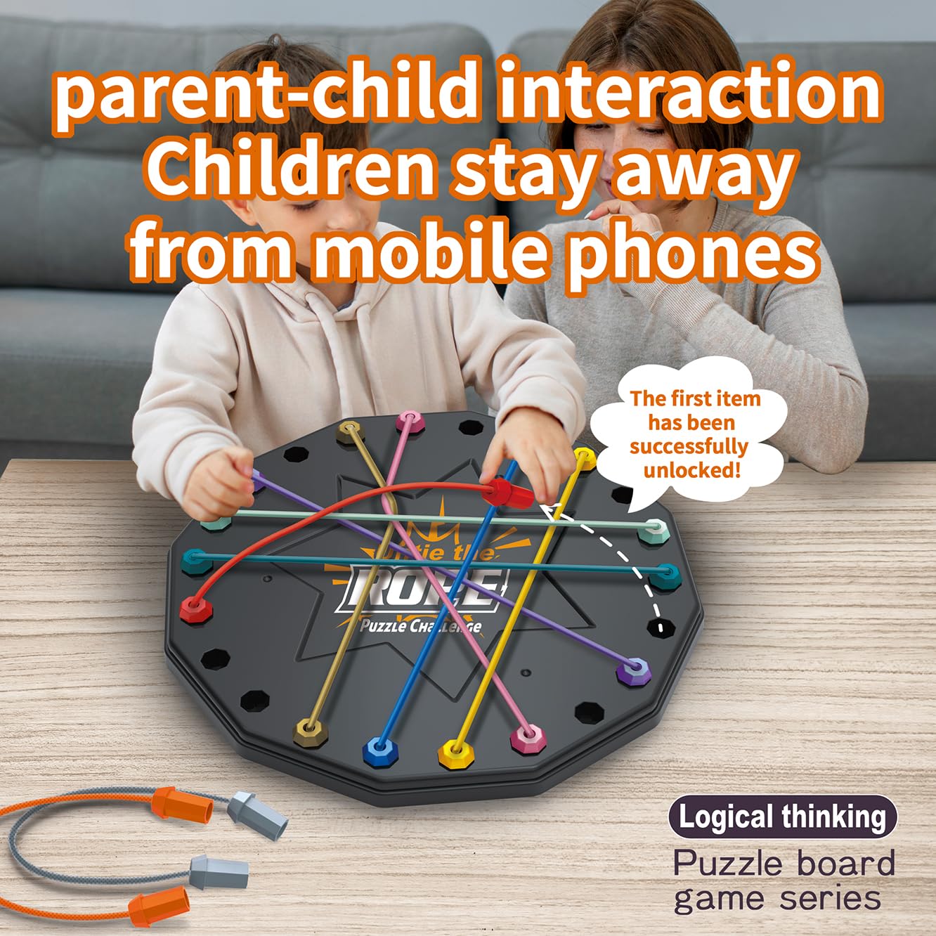 Party Games At Home - Kids Untie The Rope Board Game