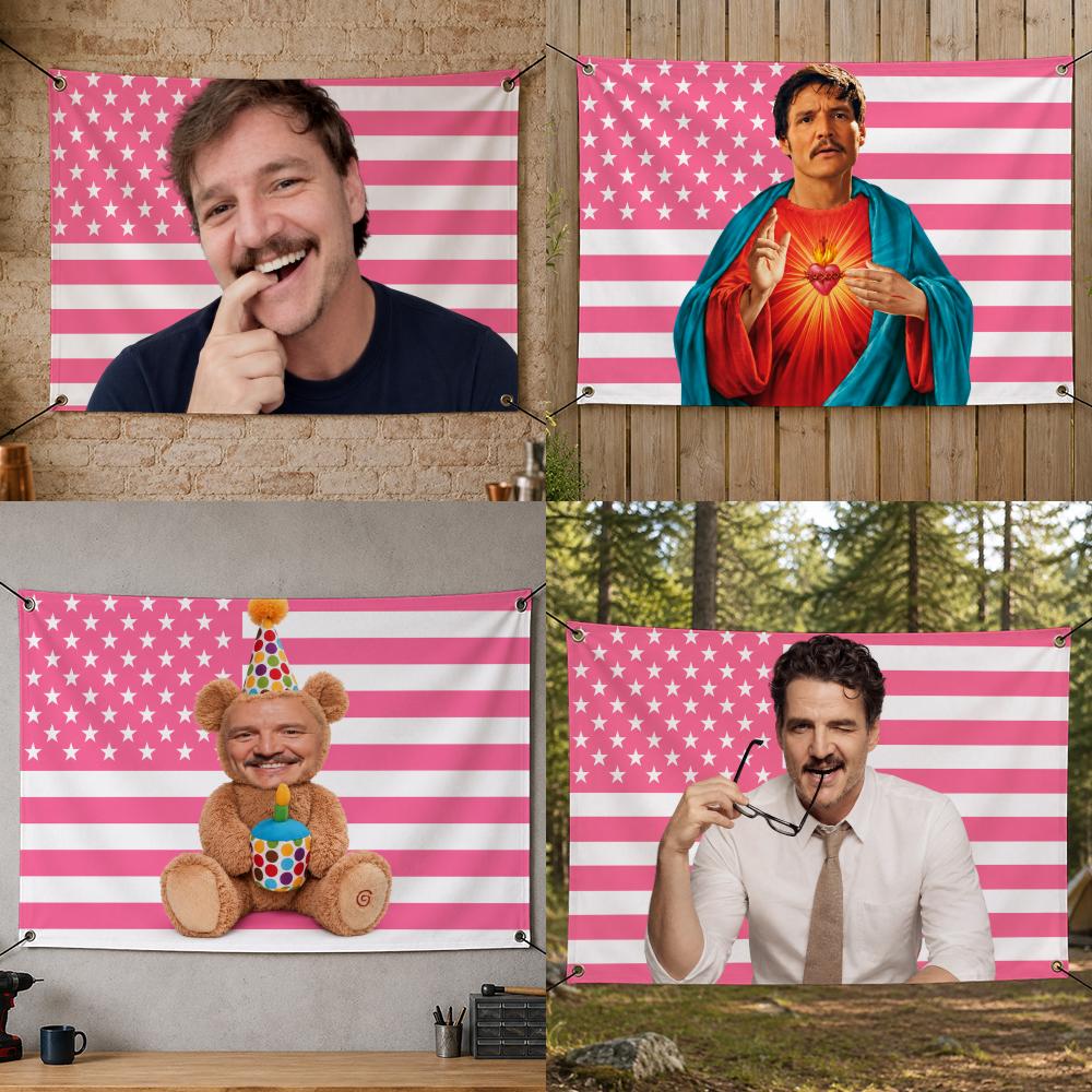 Party Games Popular - Actor Popular P-Pedro Pascal Flags Flag
