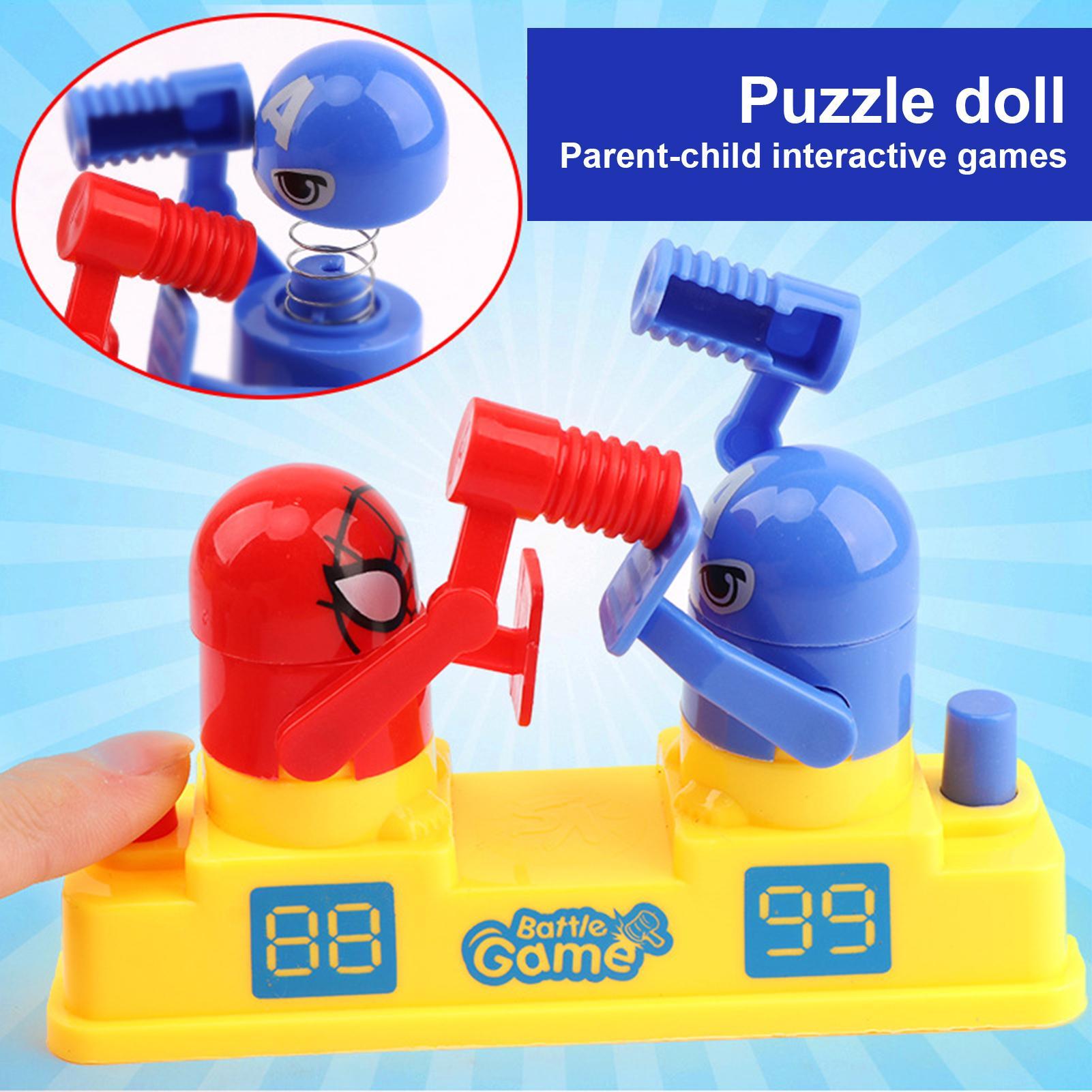 Party Games At Home - Table Boxing Game Mini Robot Fighting