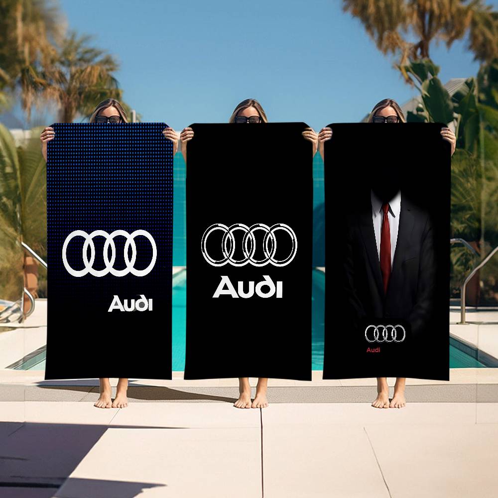 Washer Toss Set - A-Audis Logo Microfiber Beach Towel Absorbent