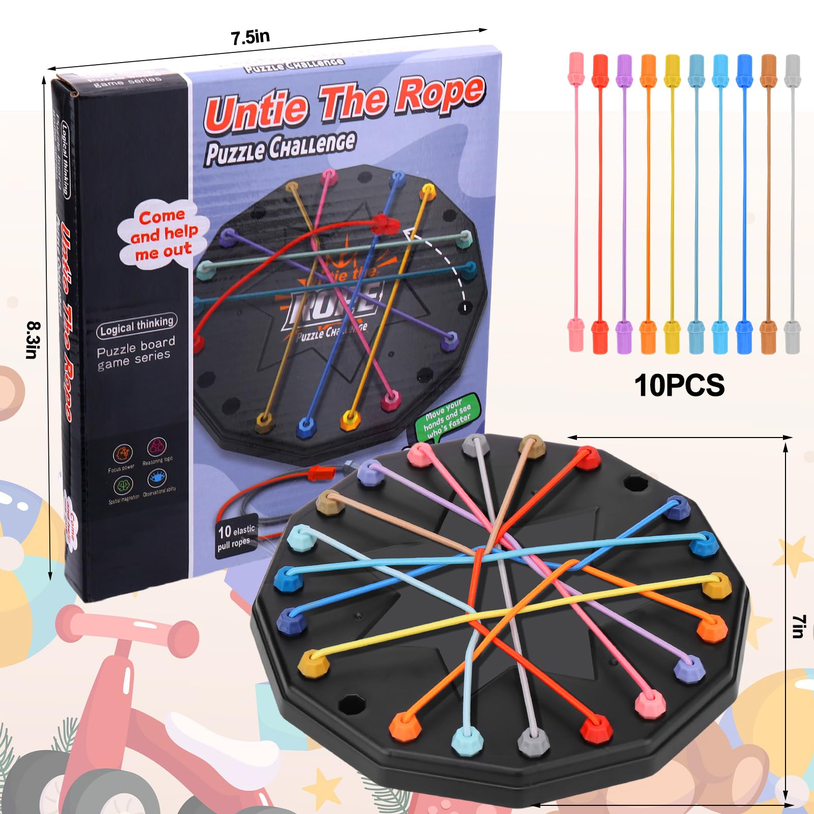 Kids Untie The Rope Board Game - Party Games At Home review and price