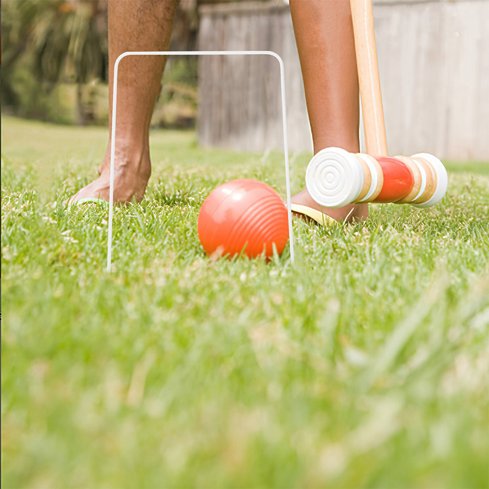 8Pcs Heavy-Duty Metal Croquet  - Croquet Set Lawn review and price