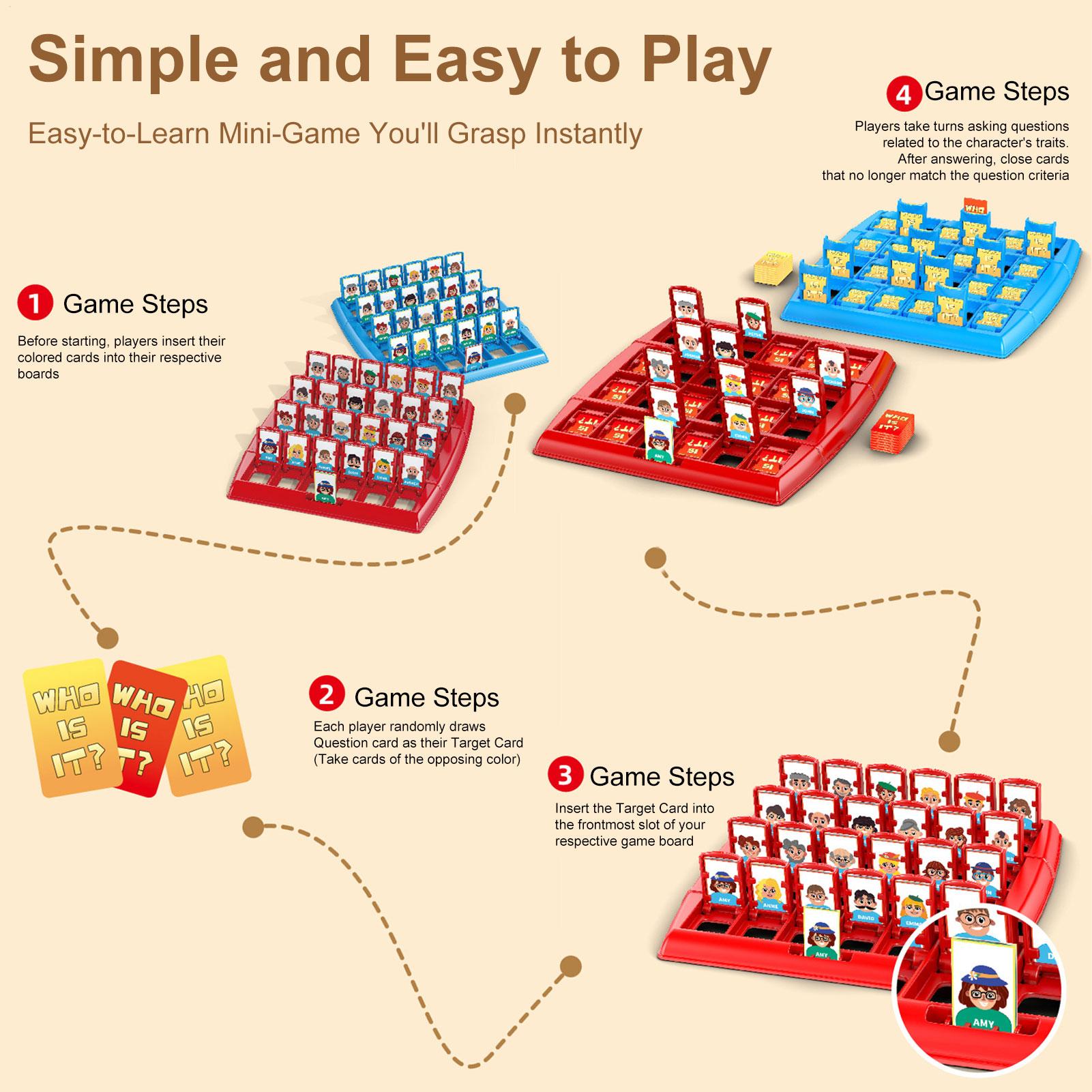 1pc Guesses Who I Am Board Gam - Party Games At Home review and price