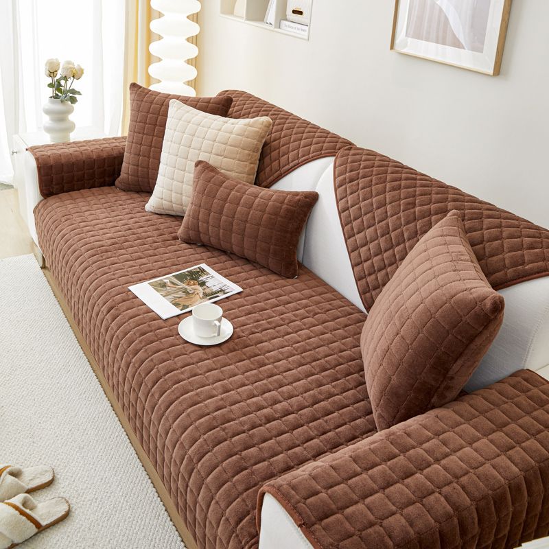 Plush Plaid Sofa Cushion Non-S - Washer Toss Set review and price