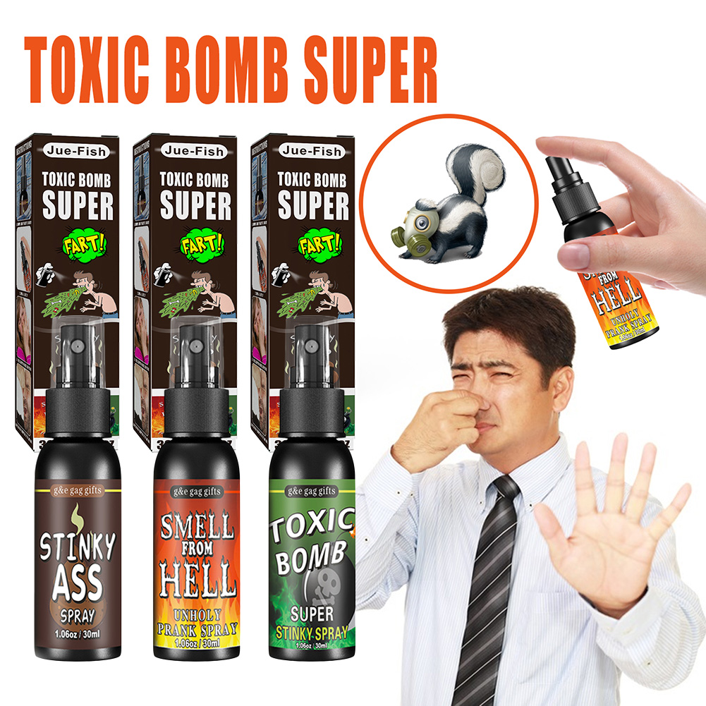 3pcs/set 30ml Liquid Fart Spra - Party Games Bomb review and price