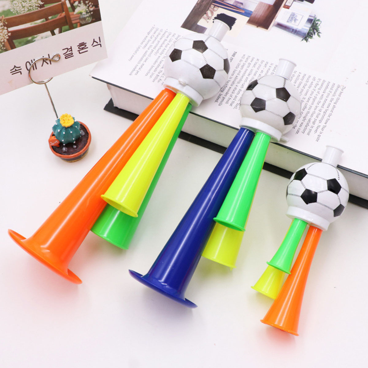 3Pcs 3-Hole Plastic Football S - Party Games No Props review and price