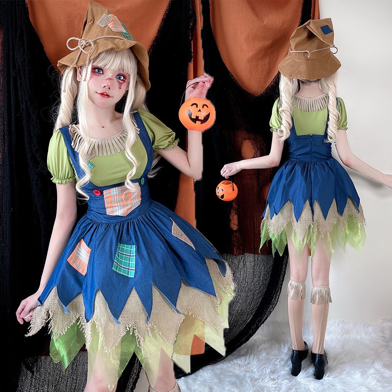 Halloween witch dress scarecro - Games Garden Party review and price