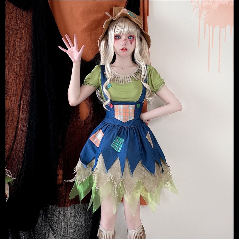 Halloween witch dress scarecro - Games Garden Party review and price