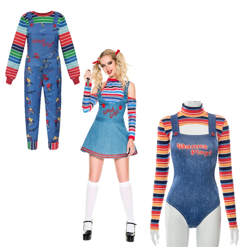 2025 Chucky Cosplay Costume Sh - Party Games Children review and price
