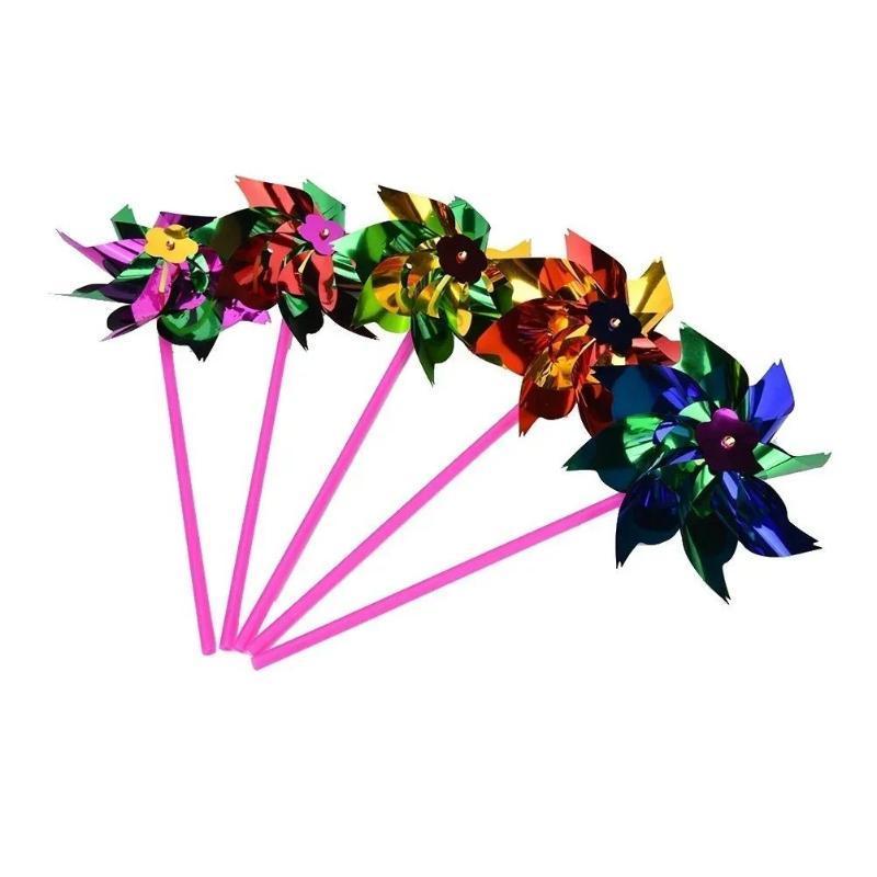 6Pcs Plastic Windmill Pinwheel - Games Garden Party review and price