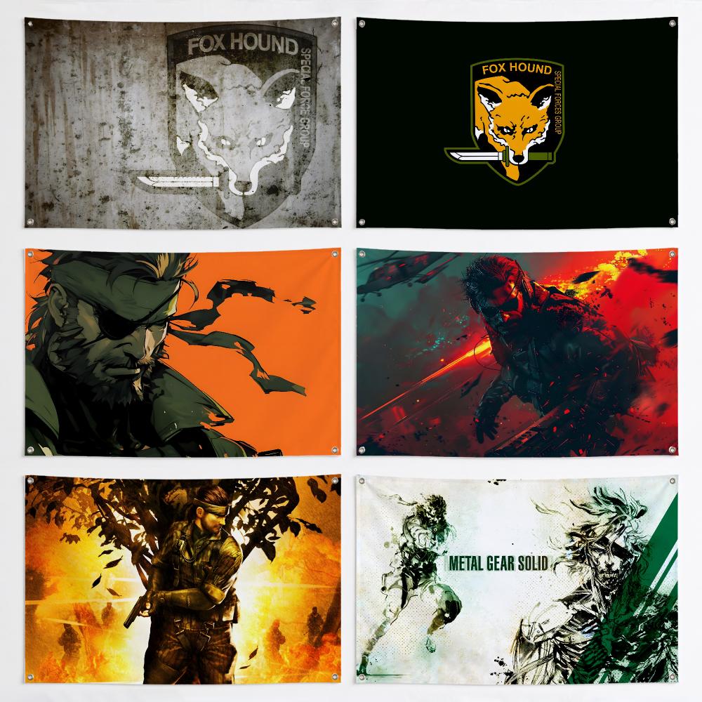 Metal Gear Popular Games Flags - Party Games Popular review and price