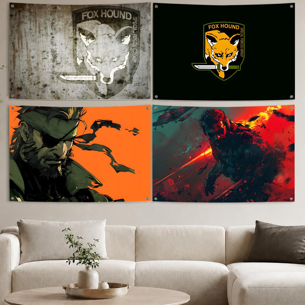 Metal Gear Popular Games Flags - Party Games Popular review and price