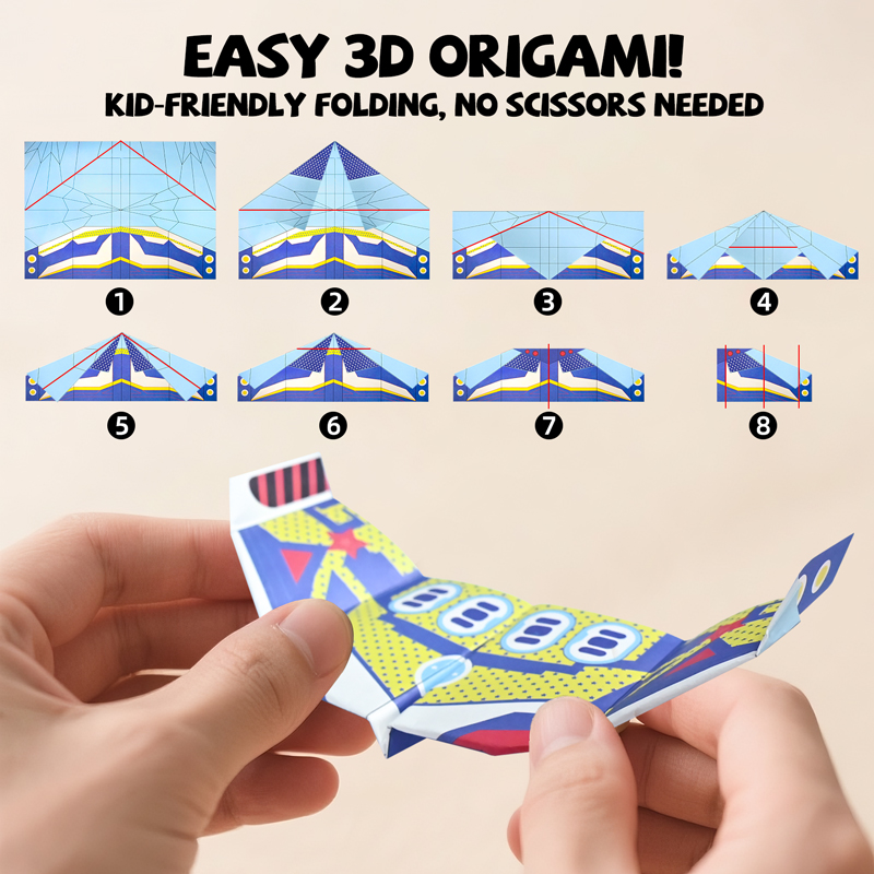 36 Sheets Kids Paper Airplane  - Party Games Kids Birthday review and price