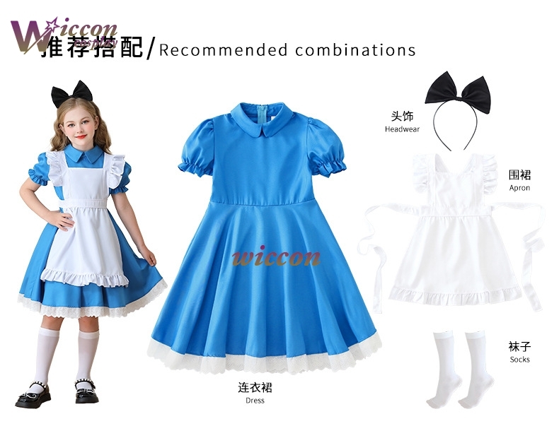 Children Girls Blue Alice in W - Party Games Alice In Wonderland review and price
