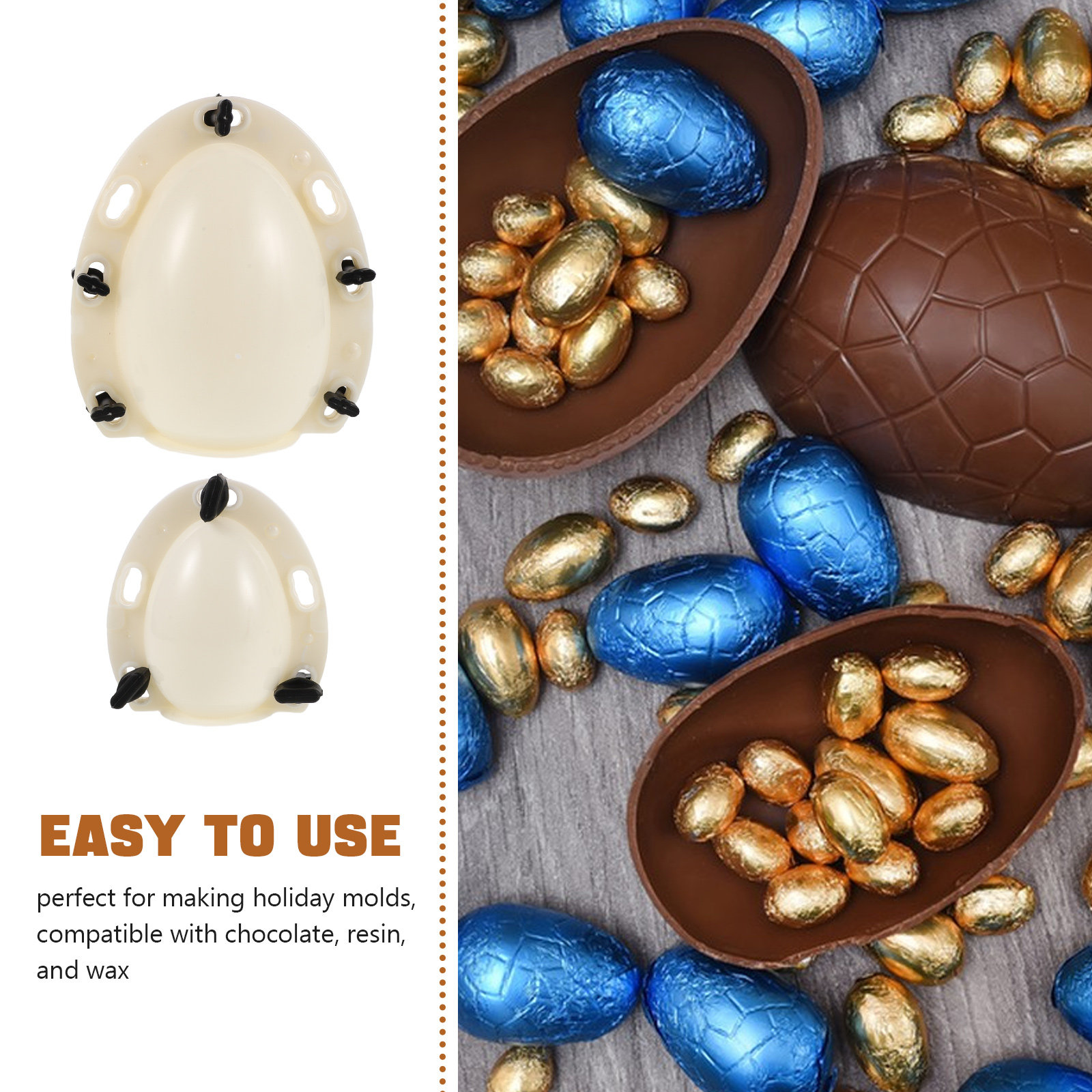 Plastic Easter Egg Molds 2 Pac - Party Games Egg review and price