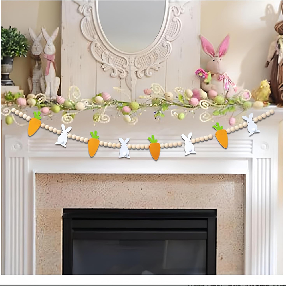Bunny rabbit Carrot Garland ha - Party Games Egg review and price