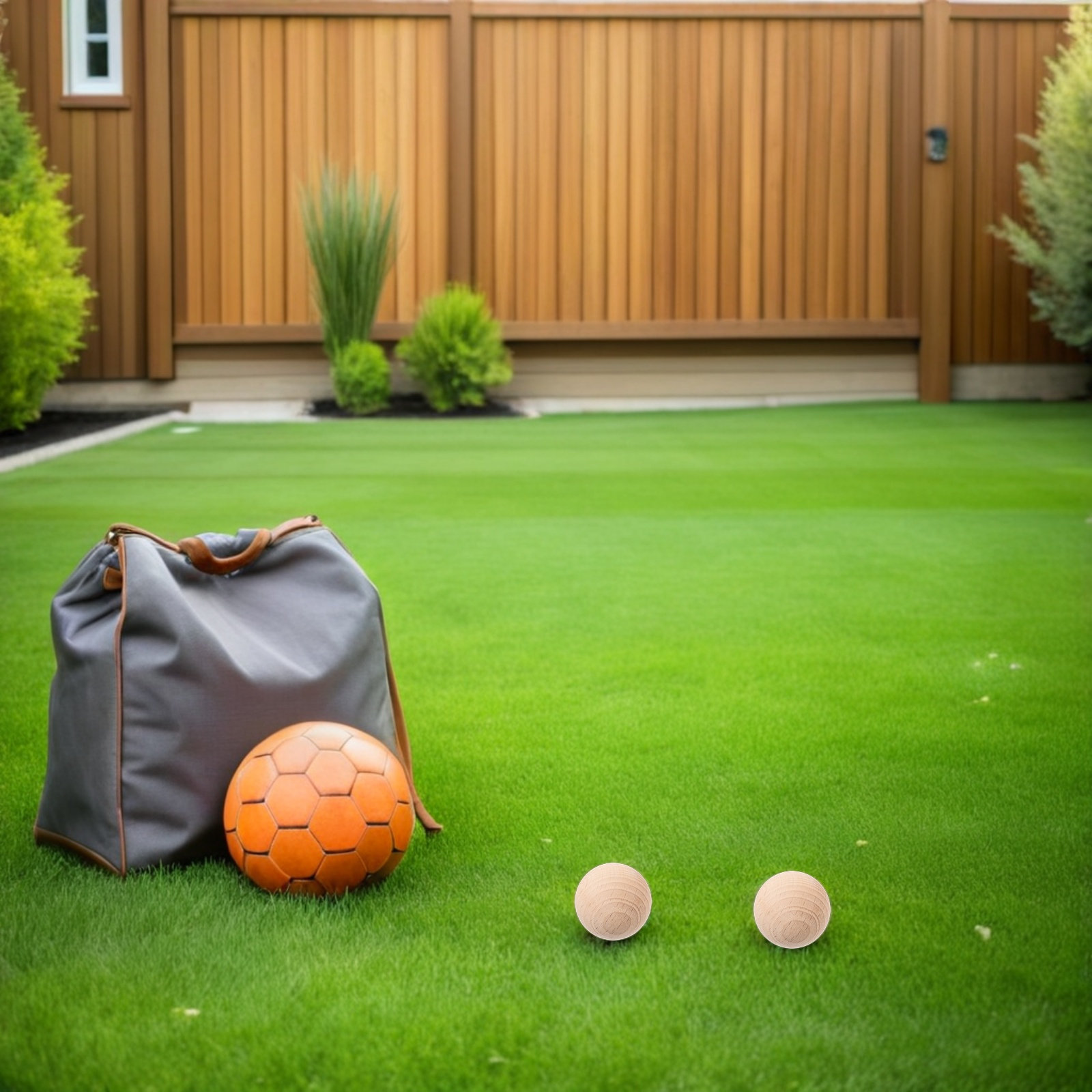 4Pcs Natural Wood Croquet Ball - Croquet Set Lawn review and price