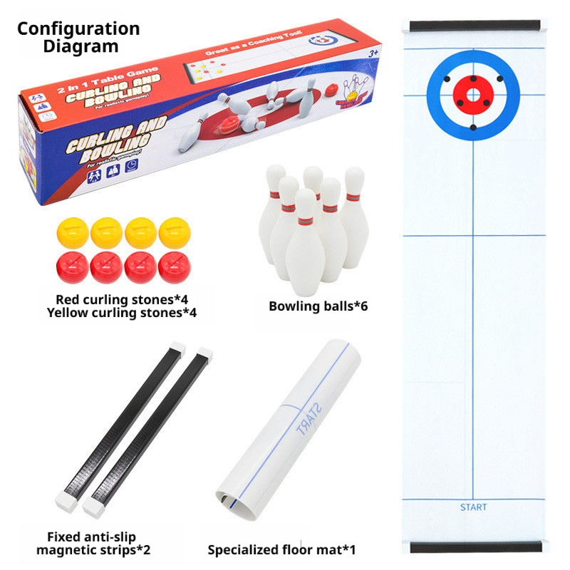 New Mini Curling&Bowling Table - Party Games Indoor review and price