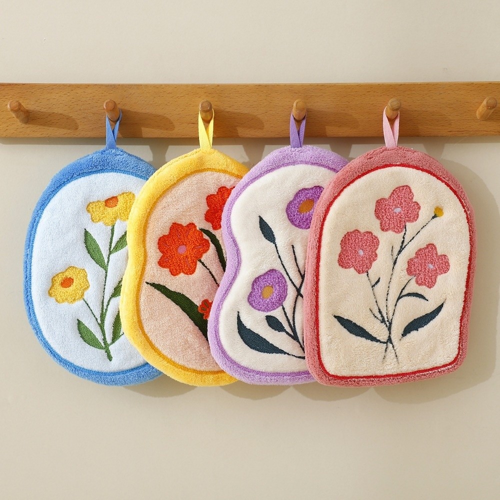Elegant Tulip Hand Towel Flowe - Washer Toss Set review and price
