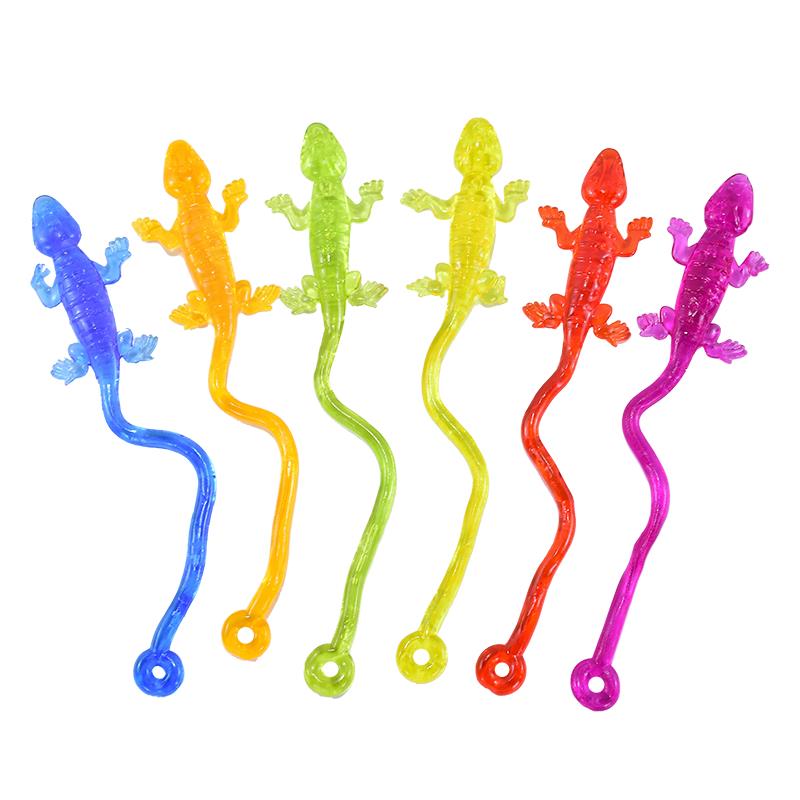 10Pcs Colorful Lizard Sticky R - Party Games Baby Shower review and price