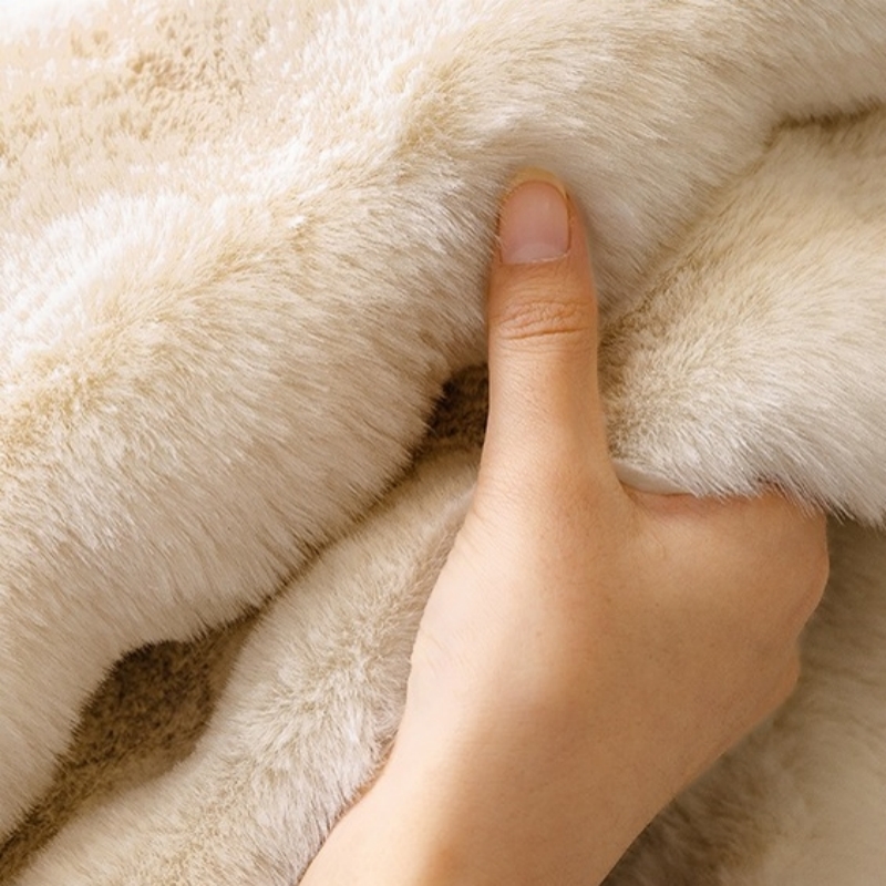 Faux Rabbit Fur Bubble Warm Pl - Washer Toss Set review and price