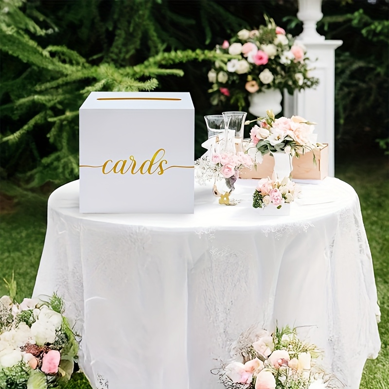 4pcs White Wedding Card with G - Party Games Baby Shower review and price
