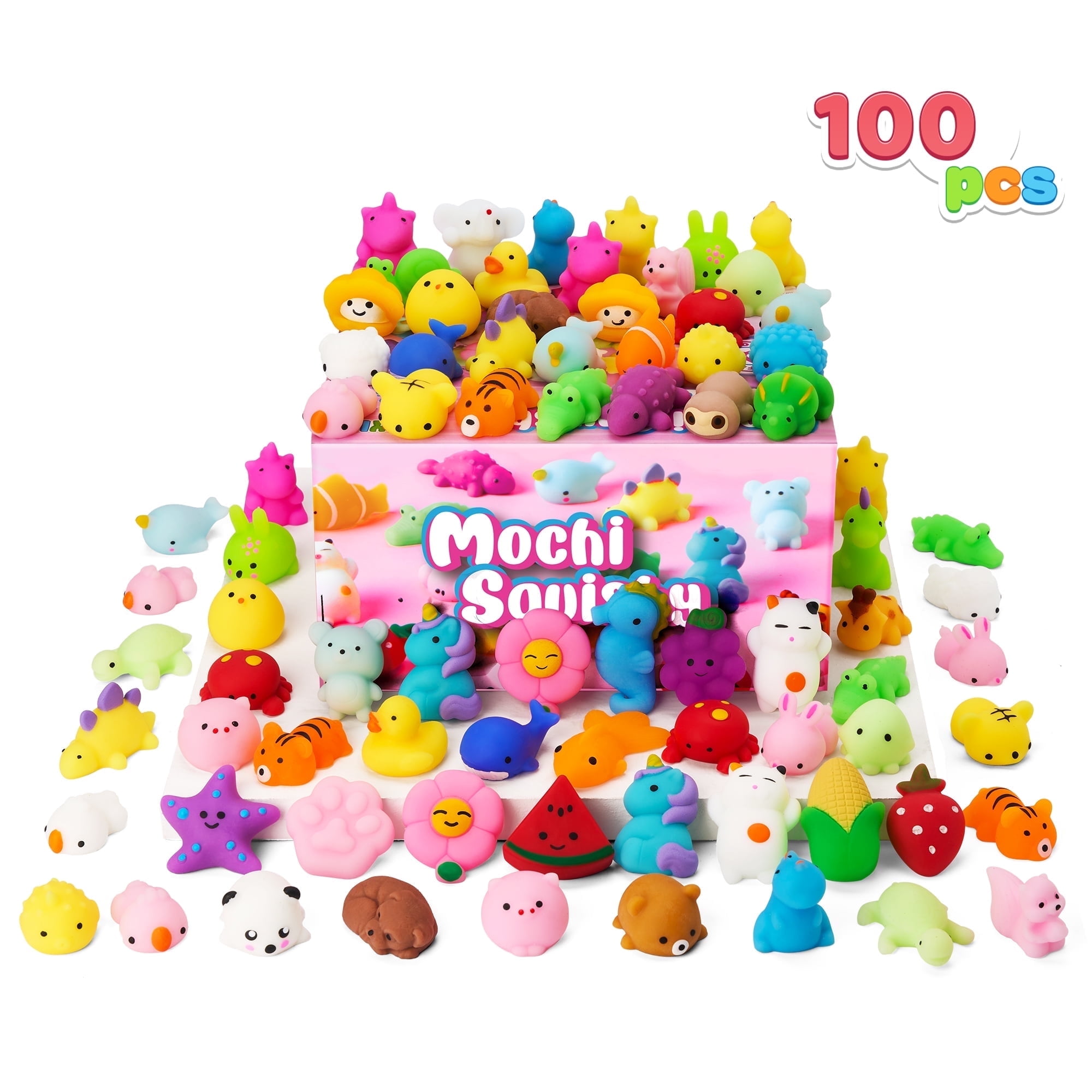 Joyfy 100 Pcs Mini Animals & F - Party Games Kids Birthday review and price